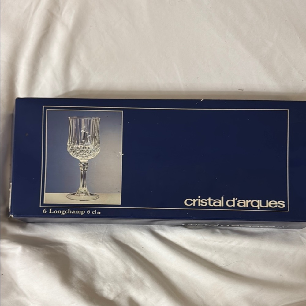 VINTAGE White Wine Glass Set Drinkware